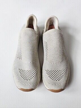 Urban Sport by J/Slides TIA Gold Metallic Knit Slip-On Sneakers Women's Size 7